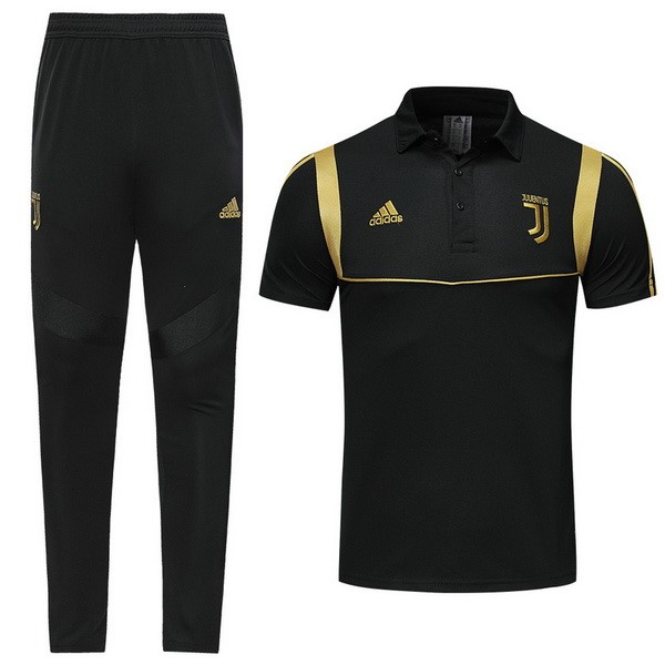 Polo Conjunto Completo Juventus 2019/20 Negro Amarillo